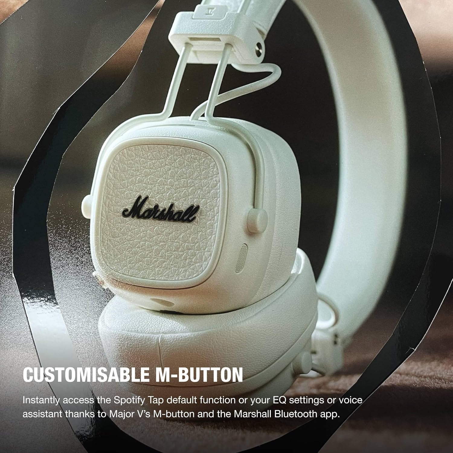 Marshall Major V On-Ear Wireless Bluetooth Headphone - Cream