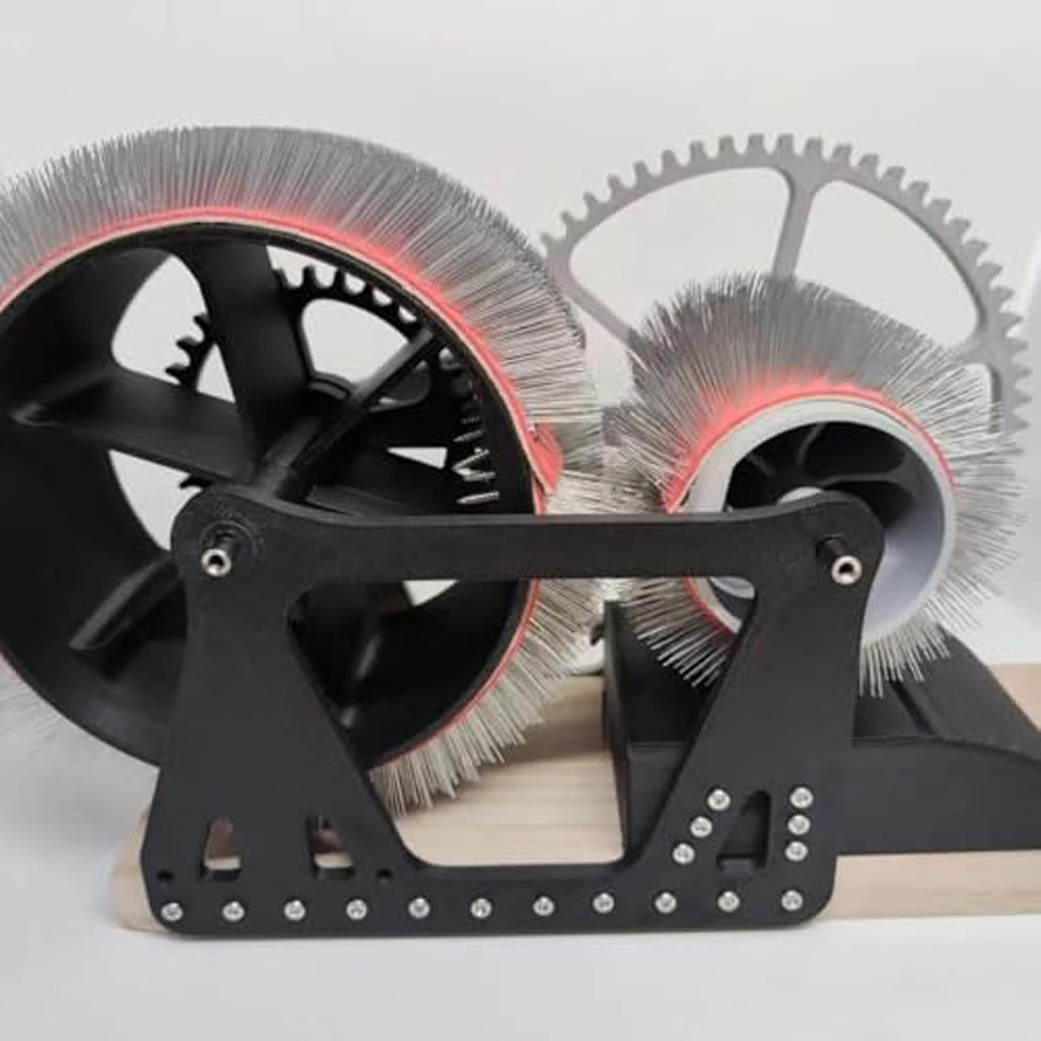 Wool Fiber Drum Carding Machine, Manual Wool Combing Machine, Sheep Fleece Drum Carder, Fast Color Mixing, Combing, Spinning, for DIY Craft Make Felt Animals