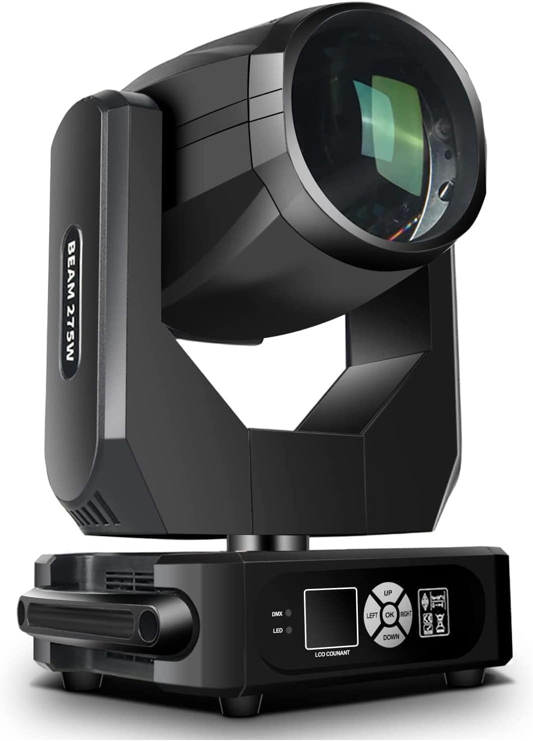 SHEHDS 275W Moving Head Lights,10R Beam Effect,14 Gobos,14 Colors,2 Prisms,Linear Zoom,Frost & Rainbow Wheel, Stage Lighting DJ Spotlights for Party, Disco, KTV, Stage Shows, Live Show