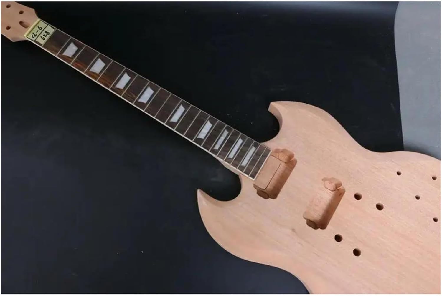 Guitar Body Guitar Replacement Parts 1set Guitar Kit Guitar Body Neck 22 Fret SG Style Guitar Rosewood Fretboard