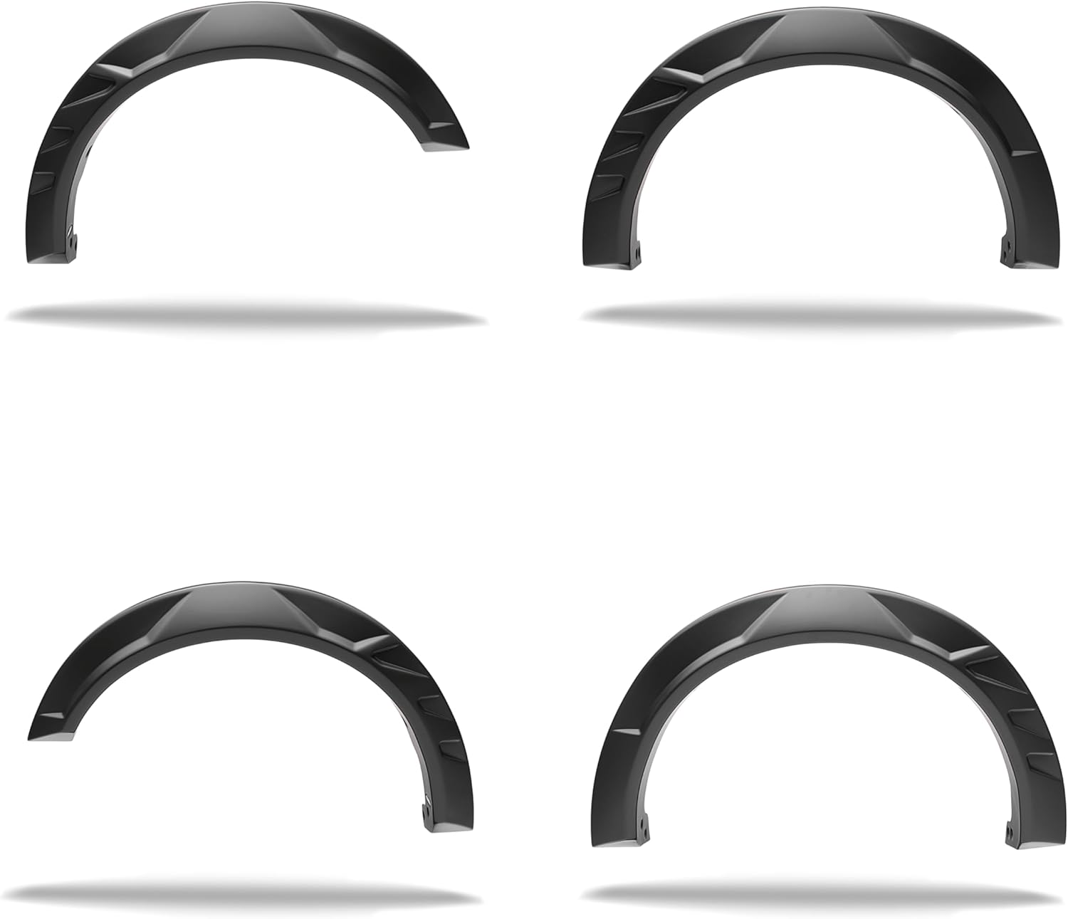 Husky Liners DRT Style Fender Flares | Fits 2019-2021 Chevrolet Silverado 1500, 2022 Chevrolet Silverado 1500 LTD | Fender, 4-pc Black - 2804984