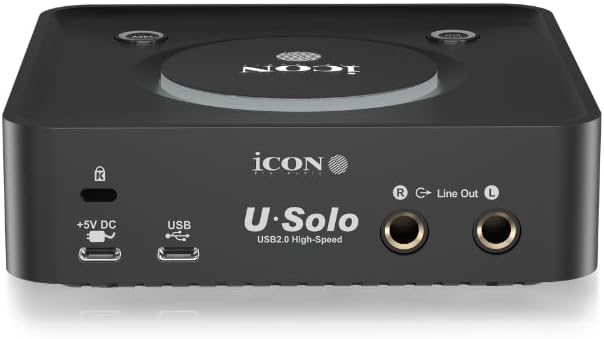 Arturia MiniLab 3 Mini Hybrid Keyboard Controller Bundle with iCON Pro Audio USolo Recording Interface, USB Cable & Liquid Audio Polishing Cloth - 25 Key Midi Controller, Recording Studio Equipment