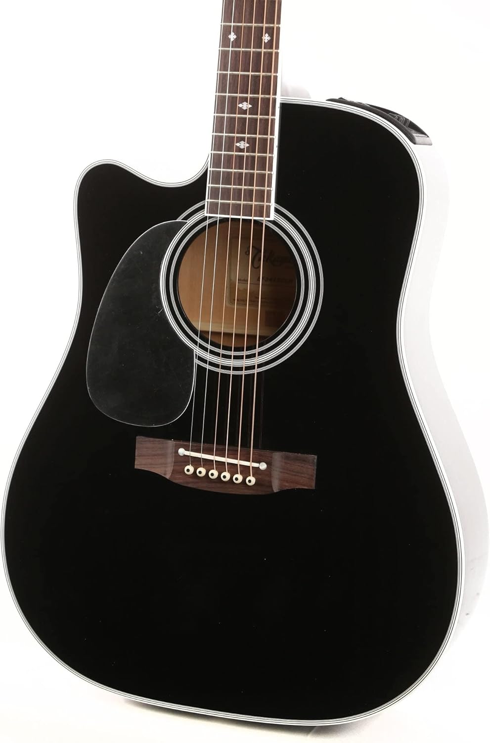 Takamine Legacy EF341SC, Left-handed Acoustic-Electric Guitar - Black