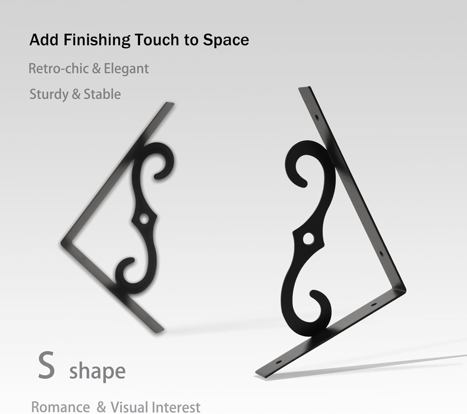 DINZI LVJ Long Wall Shelves, 39.4