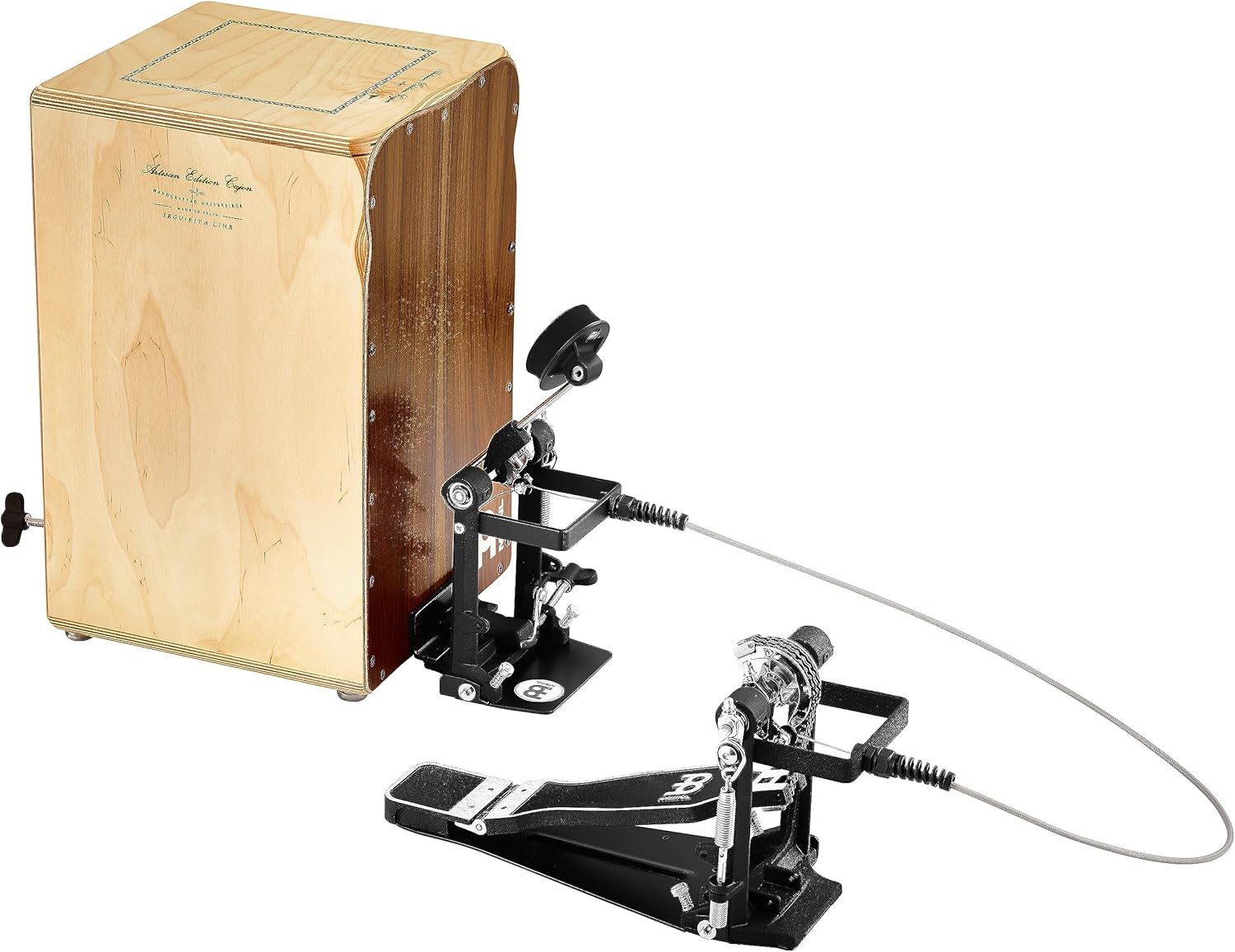 Meinl Percussion Cajon Box Drum Pedal, Cable Drive — Fits all Common Models with Length Adjustable Cradle Mount, 2-YEAR WARRANTY, TMCP