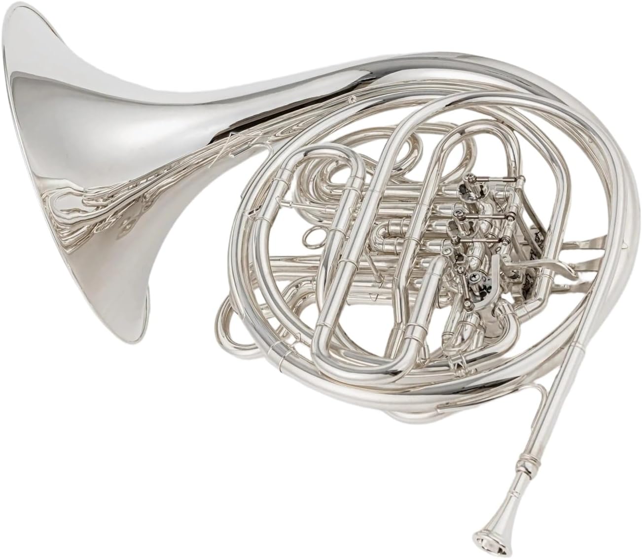 4 Key French Horn French Horn Double 4 Key F Bb Silver With Accessories