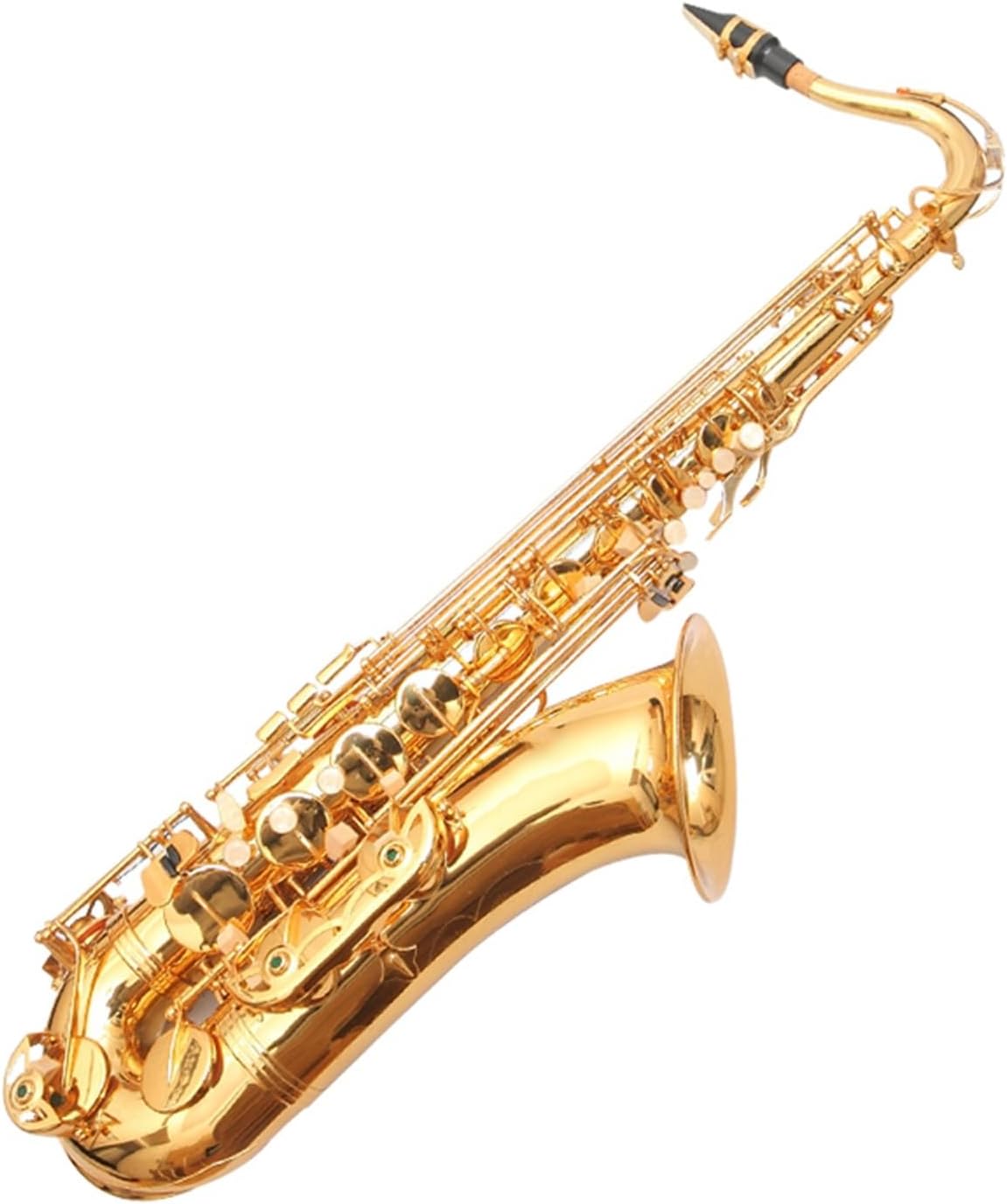 Examination Of Saxophone In B Flat, Tenor Saxophone And Wind Instrument For Beginners To Play Professionally