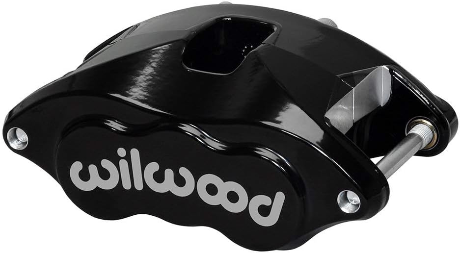 WILWOOD WIL120-10937-BK Brake Caliper, D52, 2 Piston, Forged Aluminum, Black Powder Coat, 12.190 in OD x 1.040 in Thick Rotor, 7.060 in Floating Mount