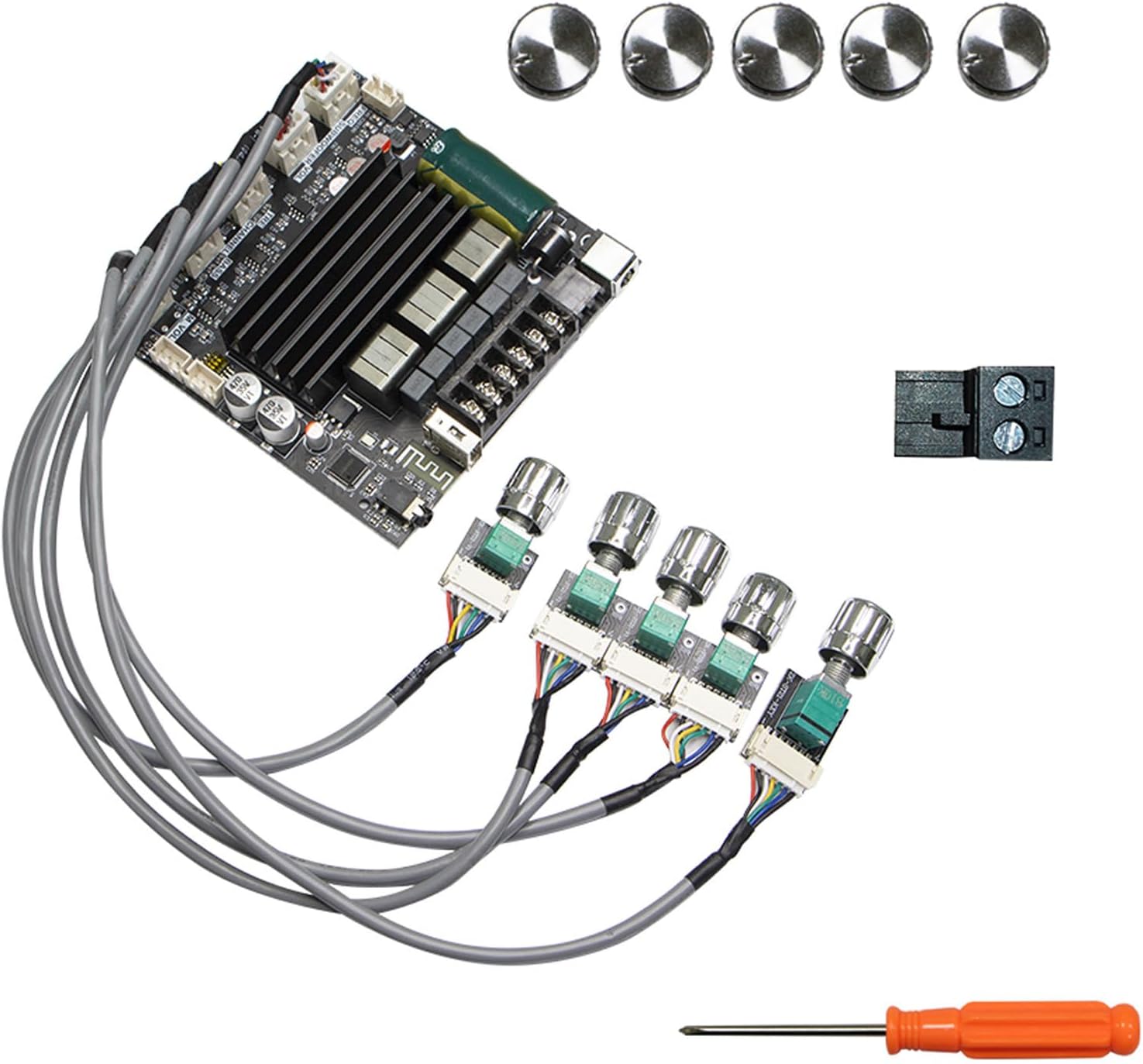 ZK ST21 100W Sound Amplifier Board, 2.1 Channel Digital Module, High Power Output with Comprehensive Guard Mechanisms, Advanced BT Connectivity, Multiple Input Options