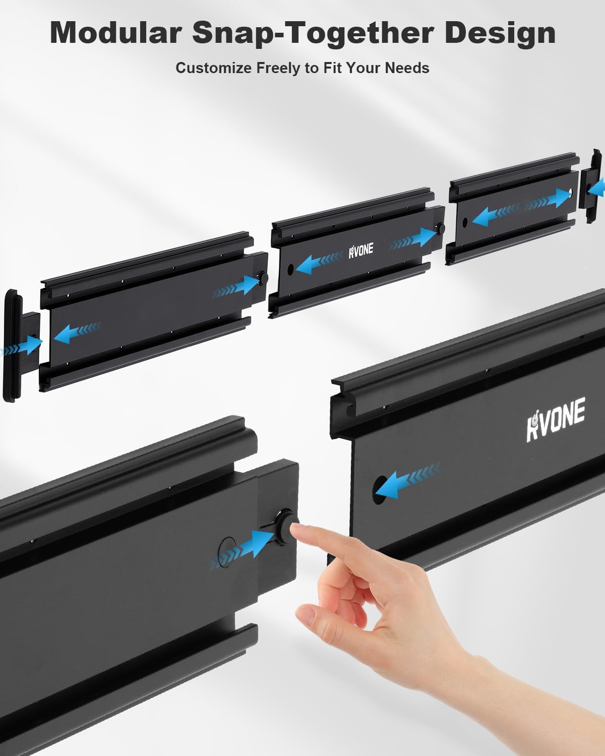 Guitar Wall Mount Hagers for Multiple Guitars, Adjustable Rubber Cradles Guitar Wall Rack, Fixed Clips, Strong Aluminum Acoustic & Electric Guitars Rack, Bass Holder, Violin Ukulele Organizer