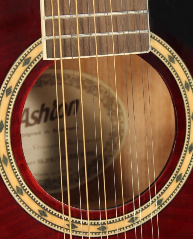 Ashton SL29/12CEQ 12-String Electro-Acoustic Guitar - Tobacco Sunburst