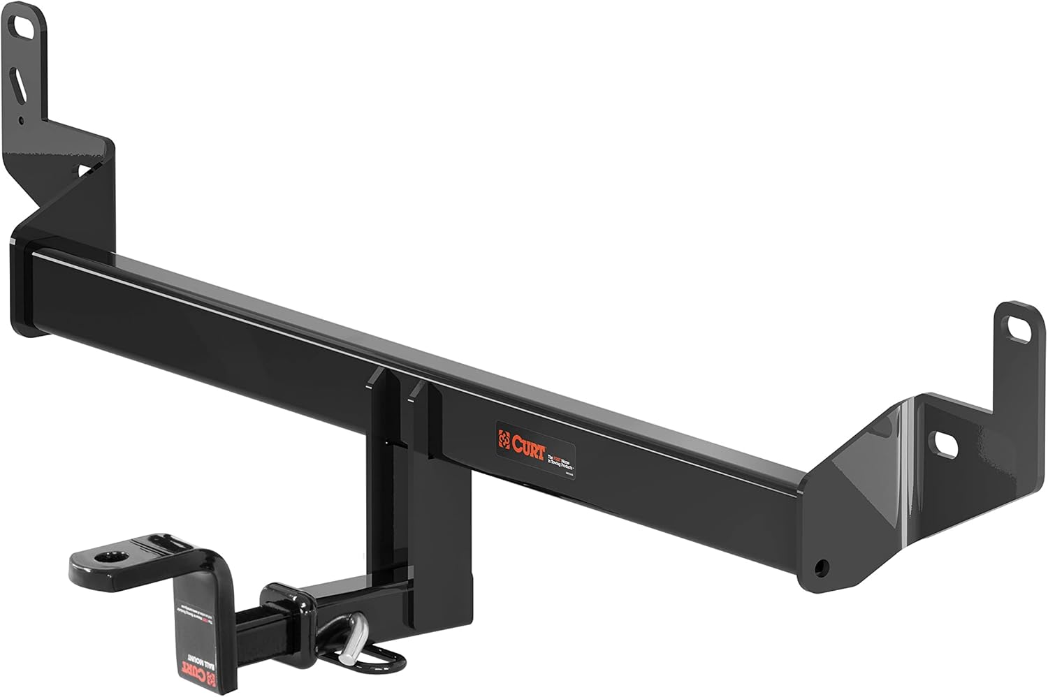 CURT 114573 Class 1 Trailer Hitch with Ball Mount, 1-1/4-In Receiver, Fits Select Chevrolet Bolt EV