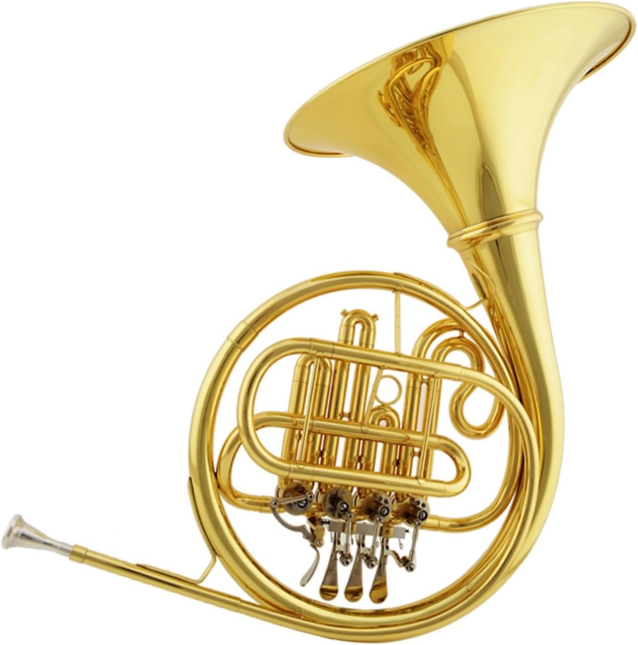 French Horn B flat 4 keys single row beginner instrument