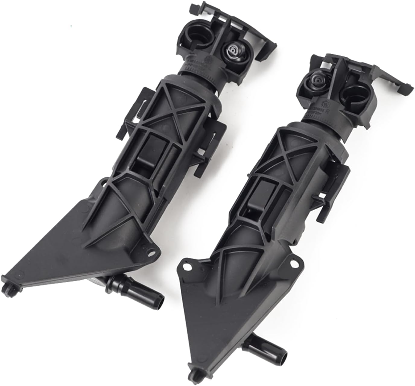 Car Headlight Washer Nozzle 2Pcs Car Headlight Washer Nozzle Head Light Cleaning Jet Pump Water Sprayer OEM No. 61679800913 61679800914