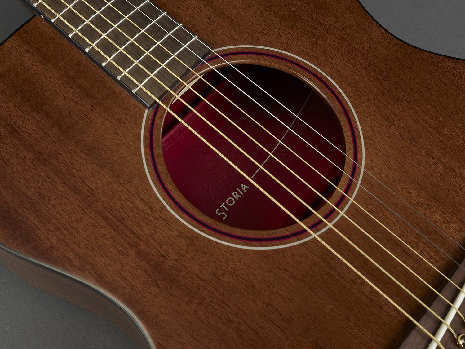 Yamaha Storia III Acoustic Guitar, Chocolate Brown