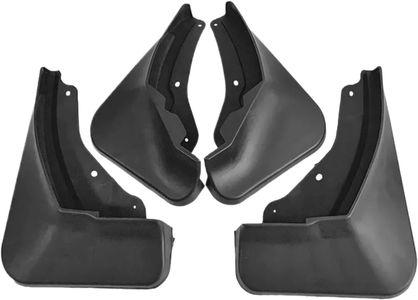 4Pcs Front & Rear Mud Flaps Compatible for VW Jetta VS7 2019 2020 Splash Guards Mudguards Black