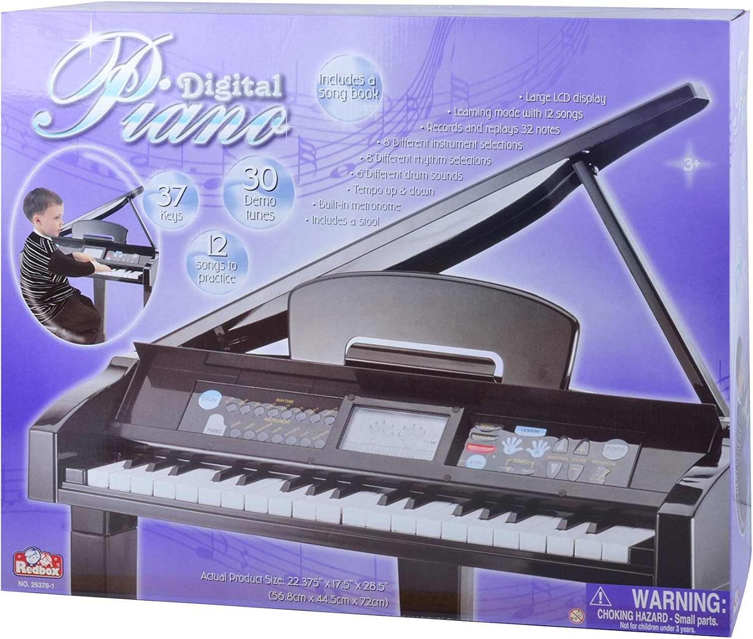 Red Box Digital Piano with Stool