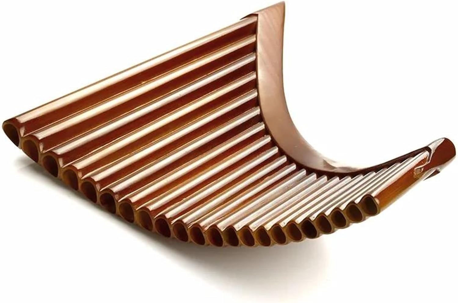 Woodwind Musical Instruments 22 Pipes Pan Flute G Key Pan Pipes (Color : Right add box)