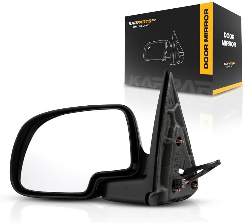 For Cadillac Escalade 2002 03 04 05 2006 Door Mirror Driver Side | Heated | Power | RPO-DR2 | Gloss | 6-Wire | Replacement For 88986367 | GM1320252