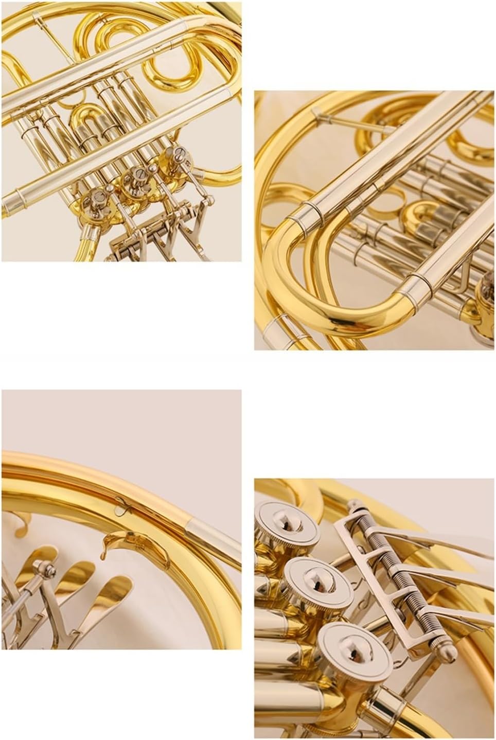 Professional French Horn B flat white copper brass instrument
