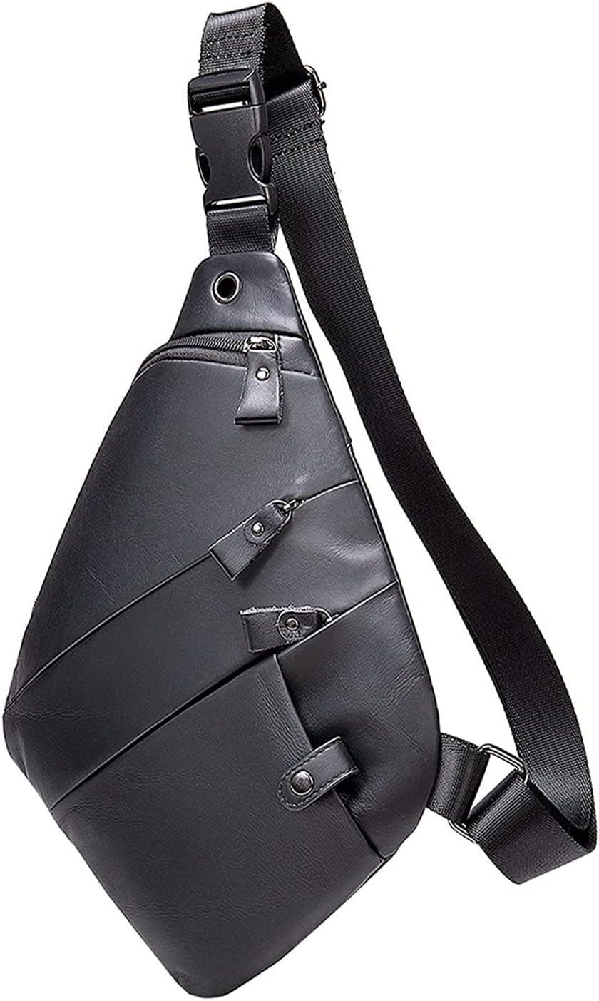 Man Vintage Sling Bag Shoulder Backpack Anti Theft Travel Chest Pack Crossbody Outdoor Rucksack Sports bag