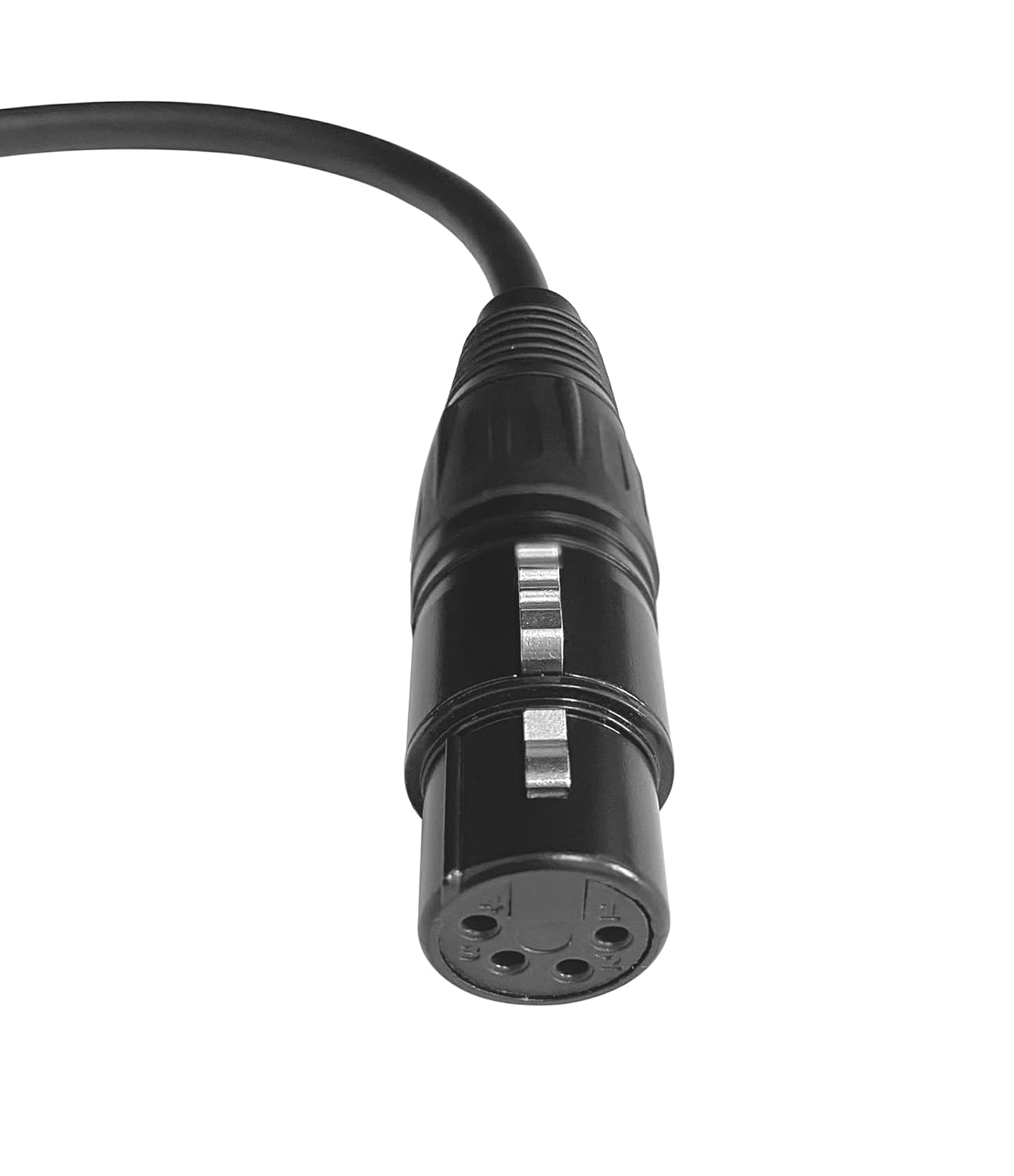 Replaceable Headset Cable for Clear-Com 110(5ft), XLR Connector Microphone Headphone Cord for Clear-Com CC-300-X4 CC-110-X4 CC-220-X4 CC-400 Headsets, 4 Pin XLR Female Adapter Headphone Wire(4 Pack)