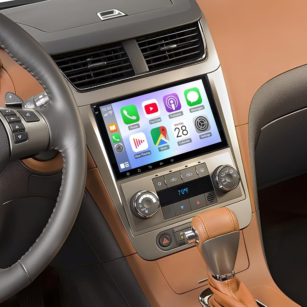 Android 14 Double Din Car Stereo Radio for Chevrolet Malibu 2008-2012 8