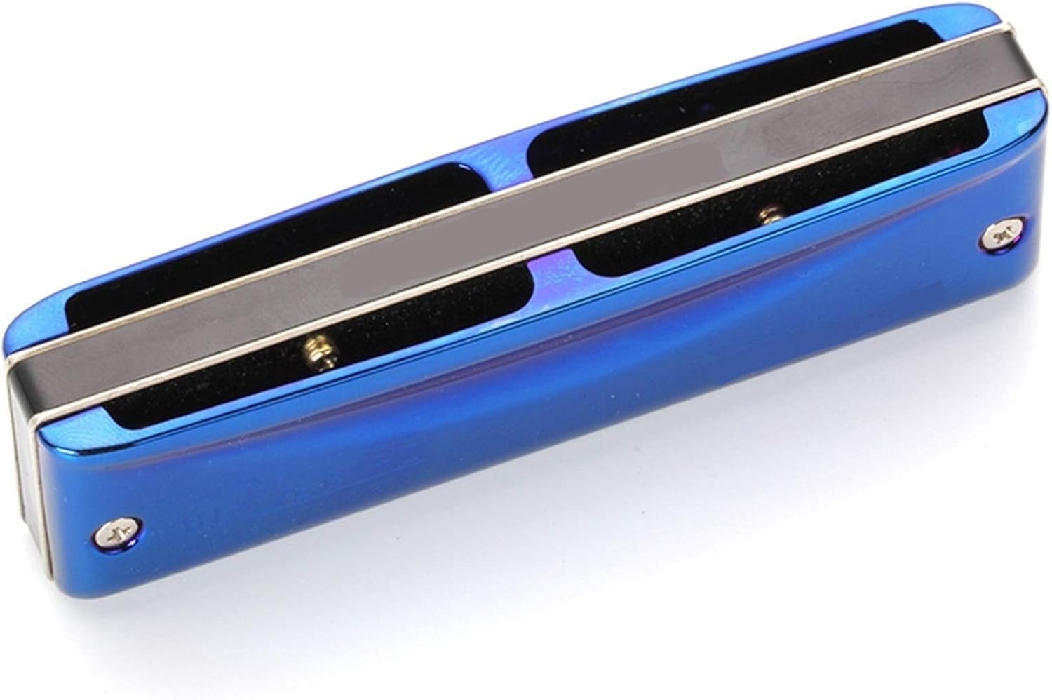 Harmonica 10 Holes Diatonic Harmonica Blues Harp Mouth Organ Key C Professional Musical Instruments (Color : Key of EB)