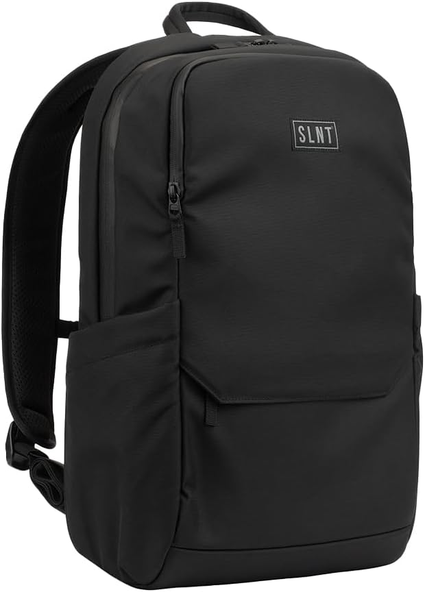 Silent Pocket Essentials Backpack with SLNT Faraday Laptop Sleeve - Signal Blocking, Protects Data & Devices Against Identity Theft - Great for Work, Travel, Hiking, Daily Commute