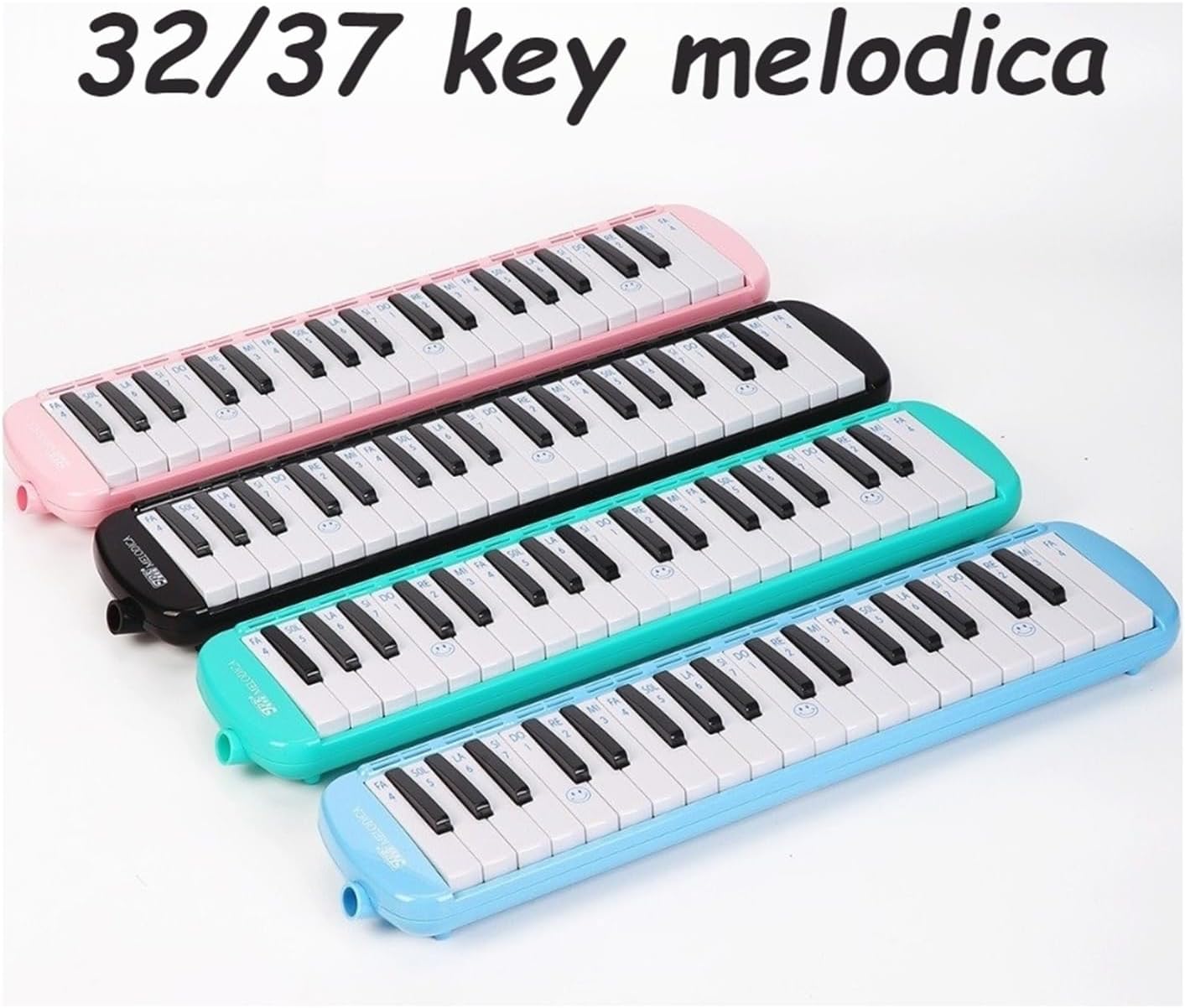 Melodica 37 Keys Melodica Beginner Gift 32 Keys Harmonica with Carrying Bag Keyboards Music Instruments(M37Pro)
