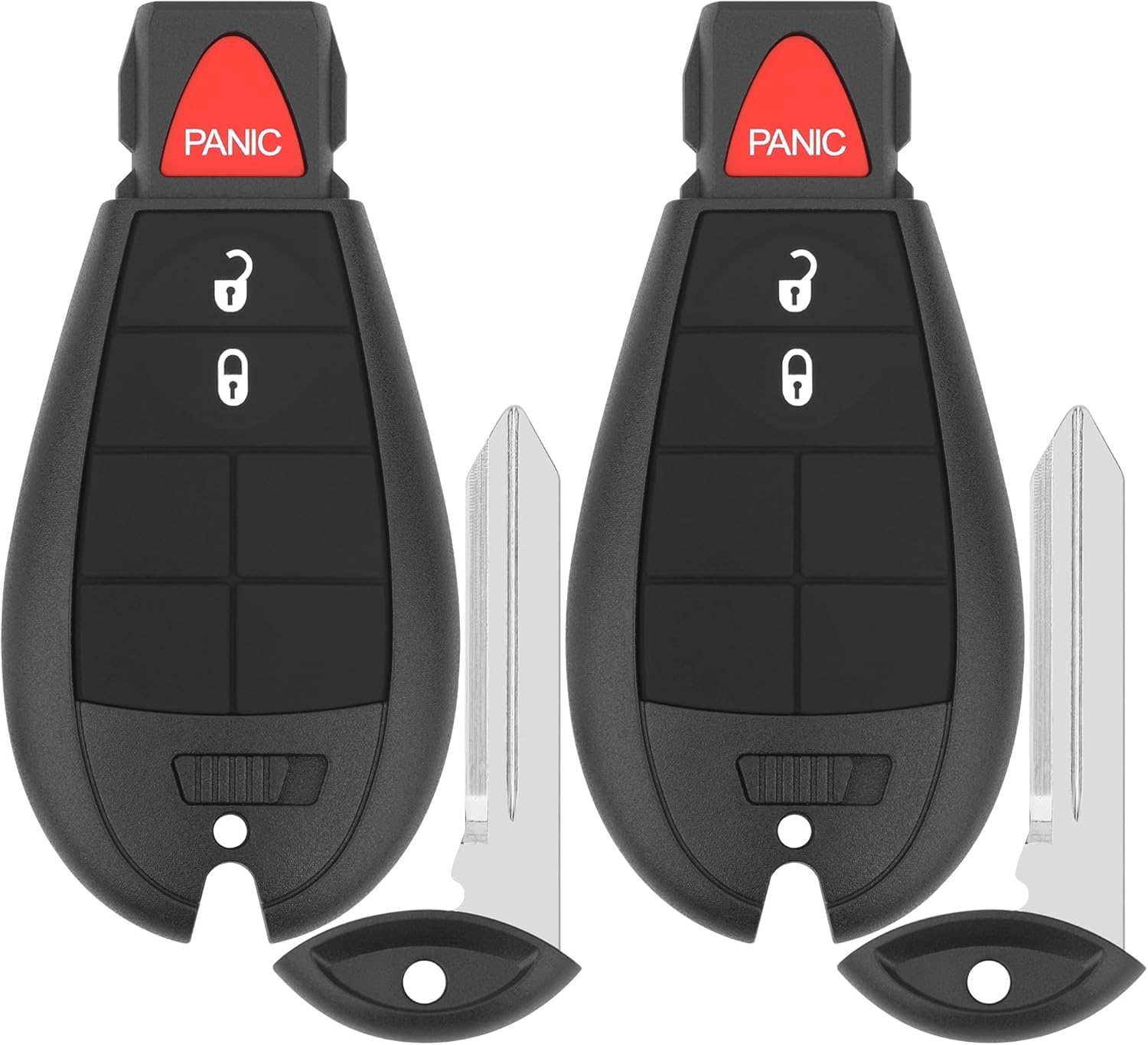 Key Fob for 2013-2021 Ram 1500 2500 3500 4500 550019-21 Ram 1500 Classic Car Keyless Entry Remote Control GQ4-53T 3 Buttons 2Pcs