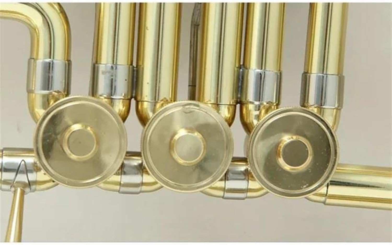 Beginner euphonium Piston Valve Rotary Gold Color Horn French Horn