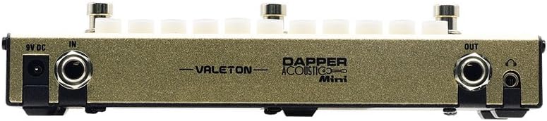 VALETON Dapper Acoustic Mini Electric-Acoustic Guitar DI Analog Preamp Multi-Effects Pedal