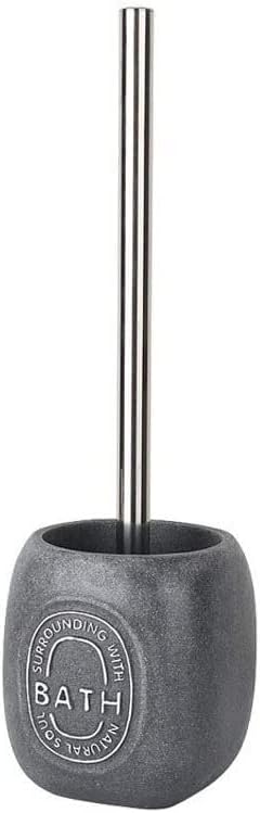 Toilet Brushes Toilet Brush and Holder Resin Toilet Brush Holder with Stainless Steel Handle Toilet Brush and Holder Set for Bathroom Toilet Cleaning Toilet Brush Holder Toilet Brush