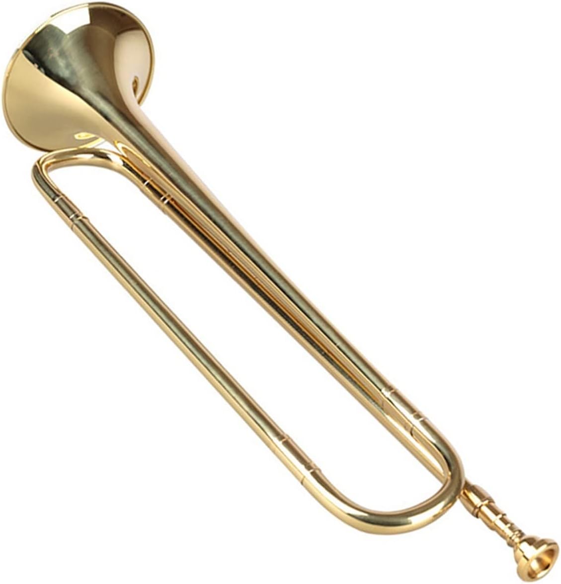 TSTS Horn Battle Trumpet Brass Musical Instrument School Band Cavalry Beginner Military Orchestra Bugle Brass Instrument Bugle Trumpet