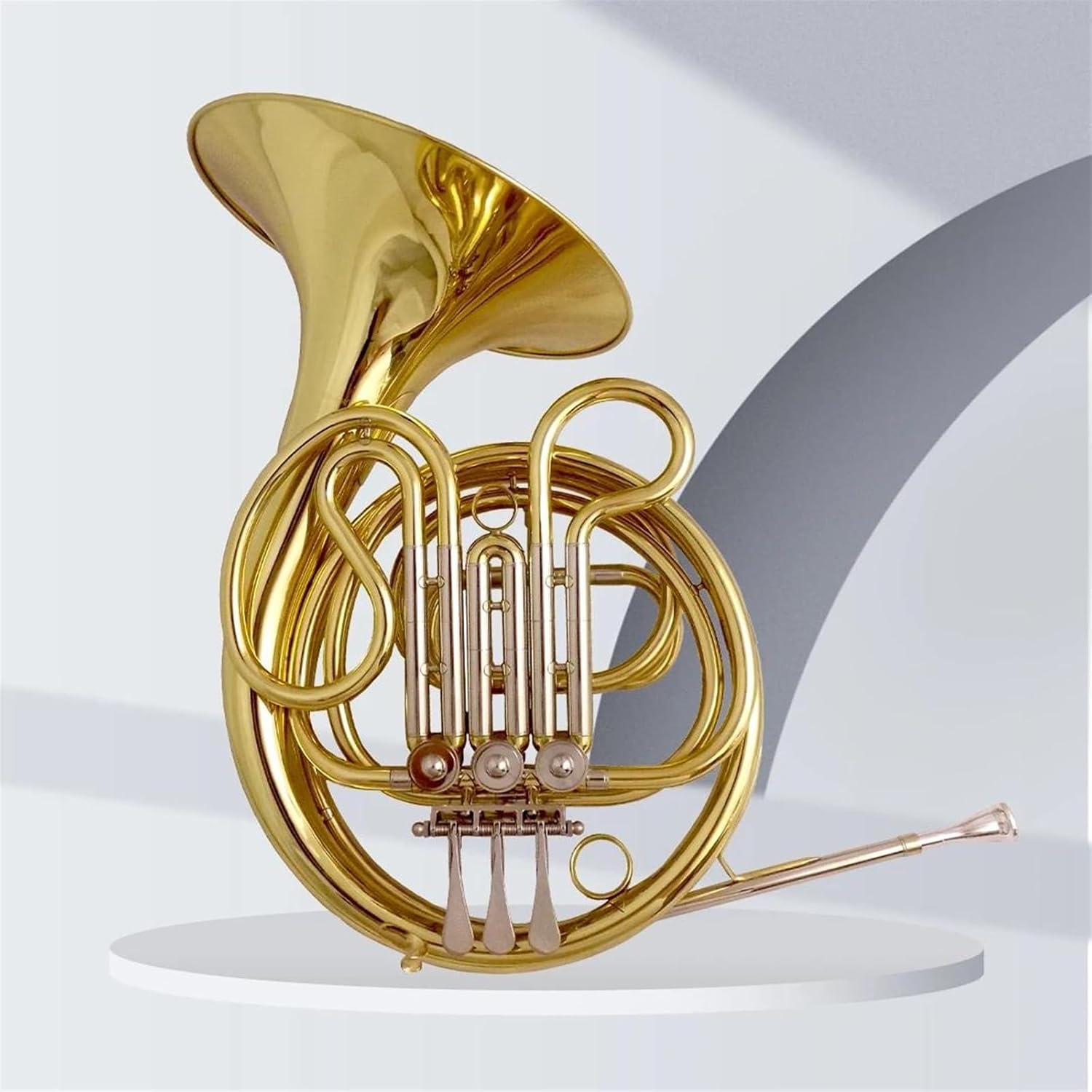 Brass French Horn Professional Eb/F Single Junior French Horn Musical Instruments With Case Mouthpiece Brass Instrument