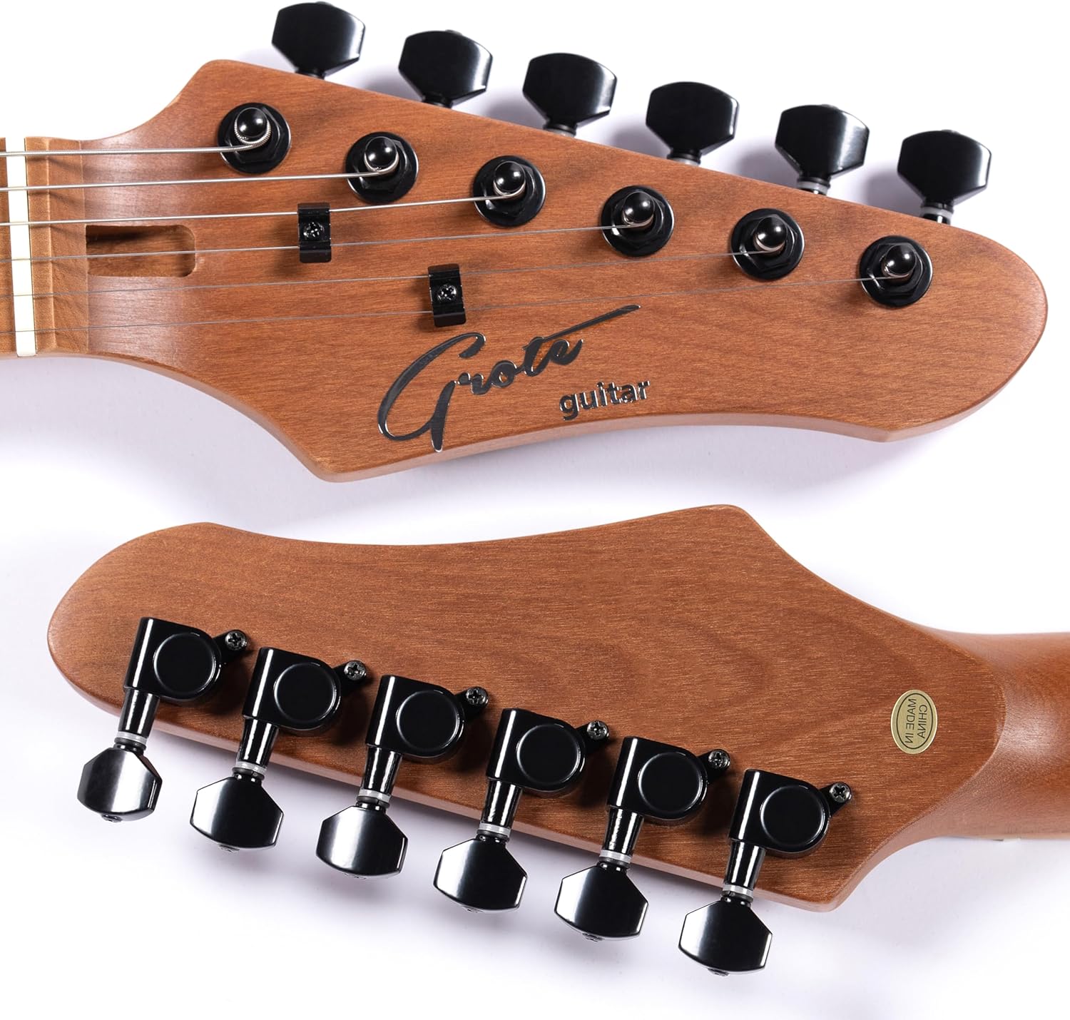 Grote Electric Solid Body Guitar Modern-GST For Beginners (Surf Green)