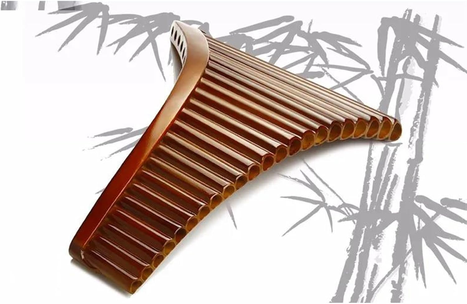 Woodwind Musical Instruments 22 Pipes Pan Flute G Key Pan Pipes (Color : Right)