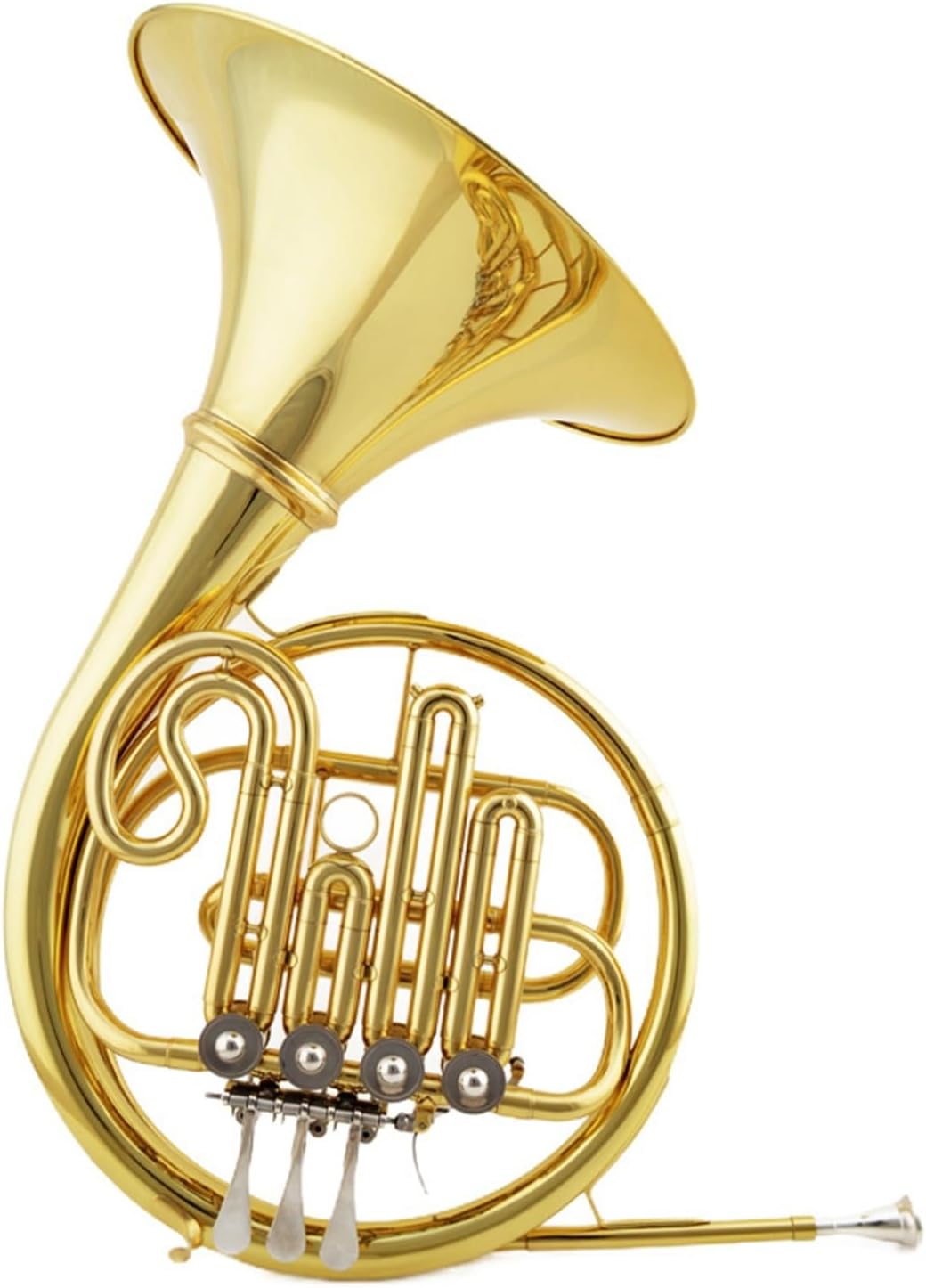 French Horn B flat 4 keys single row beginner instrument