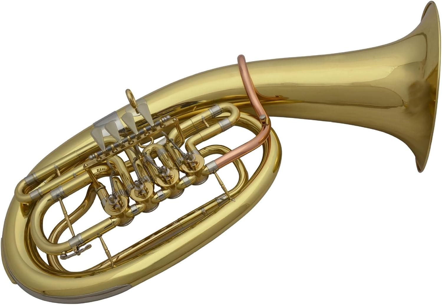 Brass Instrument B Flat Euphonium Four Keys Euphonium All-brass Instrument