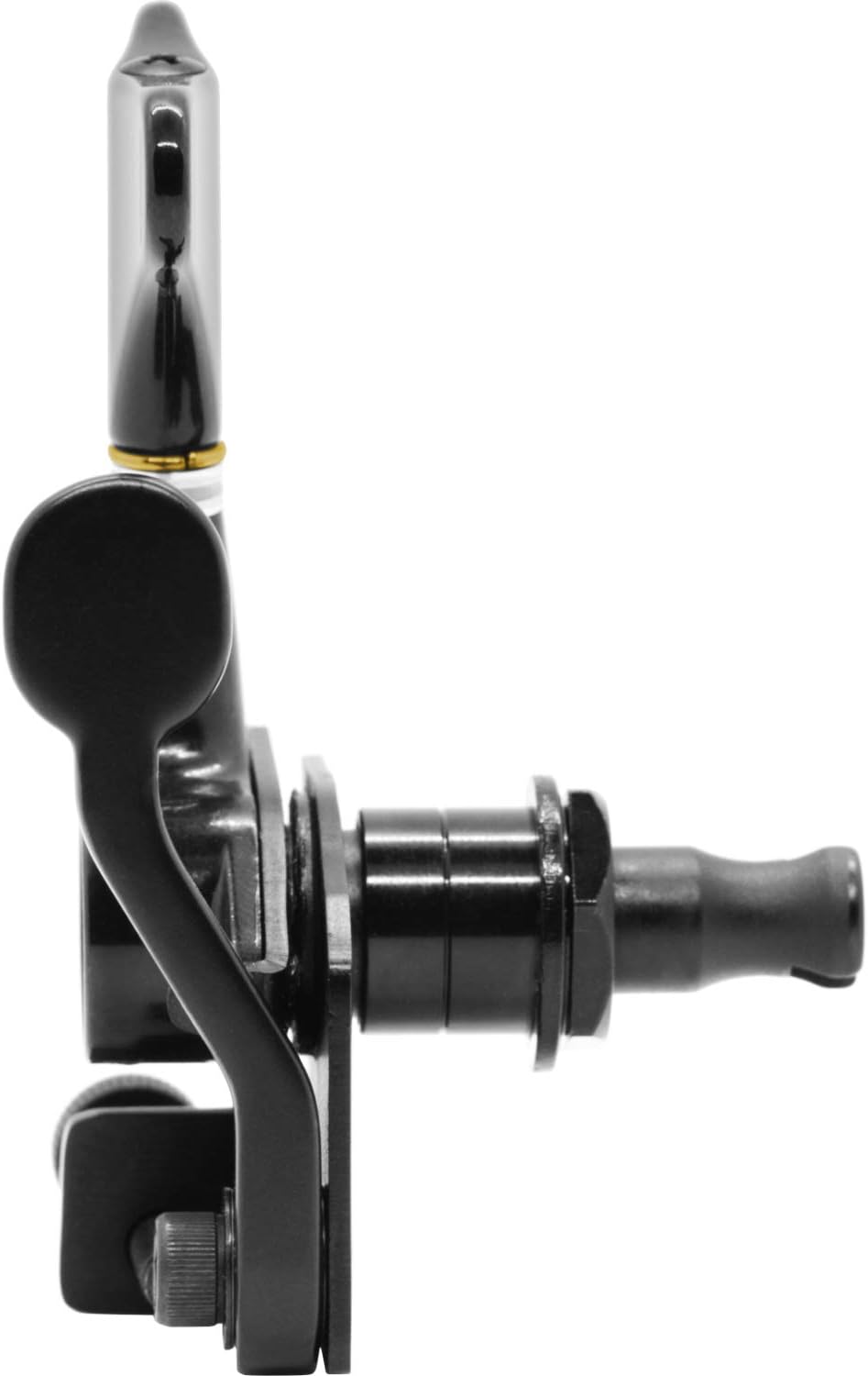 Hipshot GB7 Bass Xtender Bass Side Black Bundle with a Lumintrail Polishing Cloth