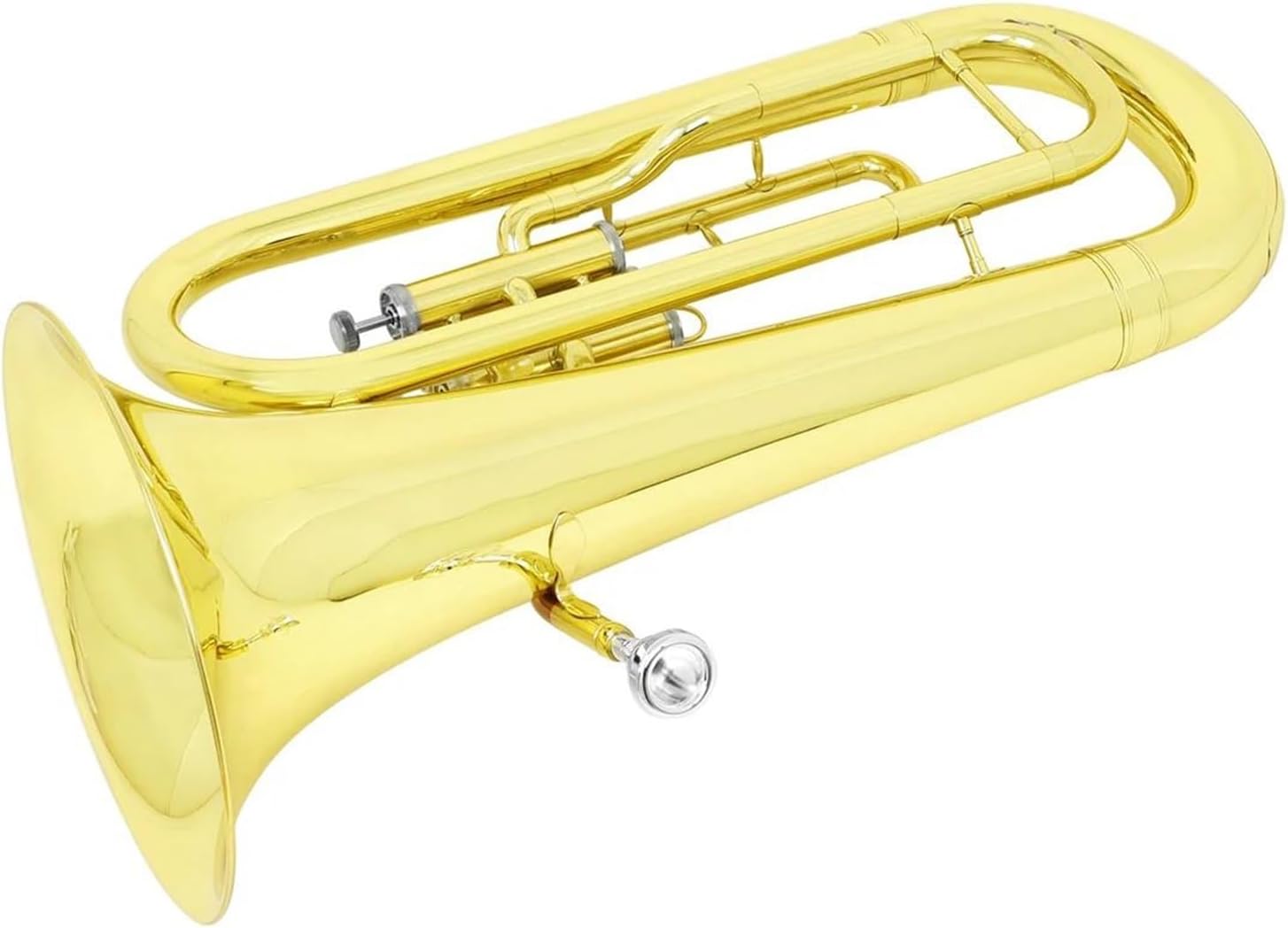 Bb Tuba Euphonium Brass Solid 3 Key With Accessories Euphonium All-brass Instrument