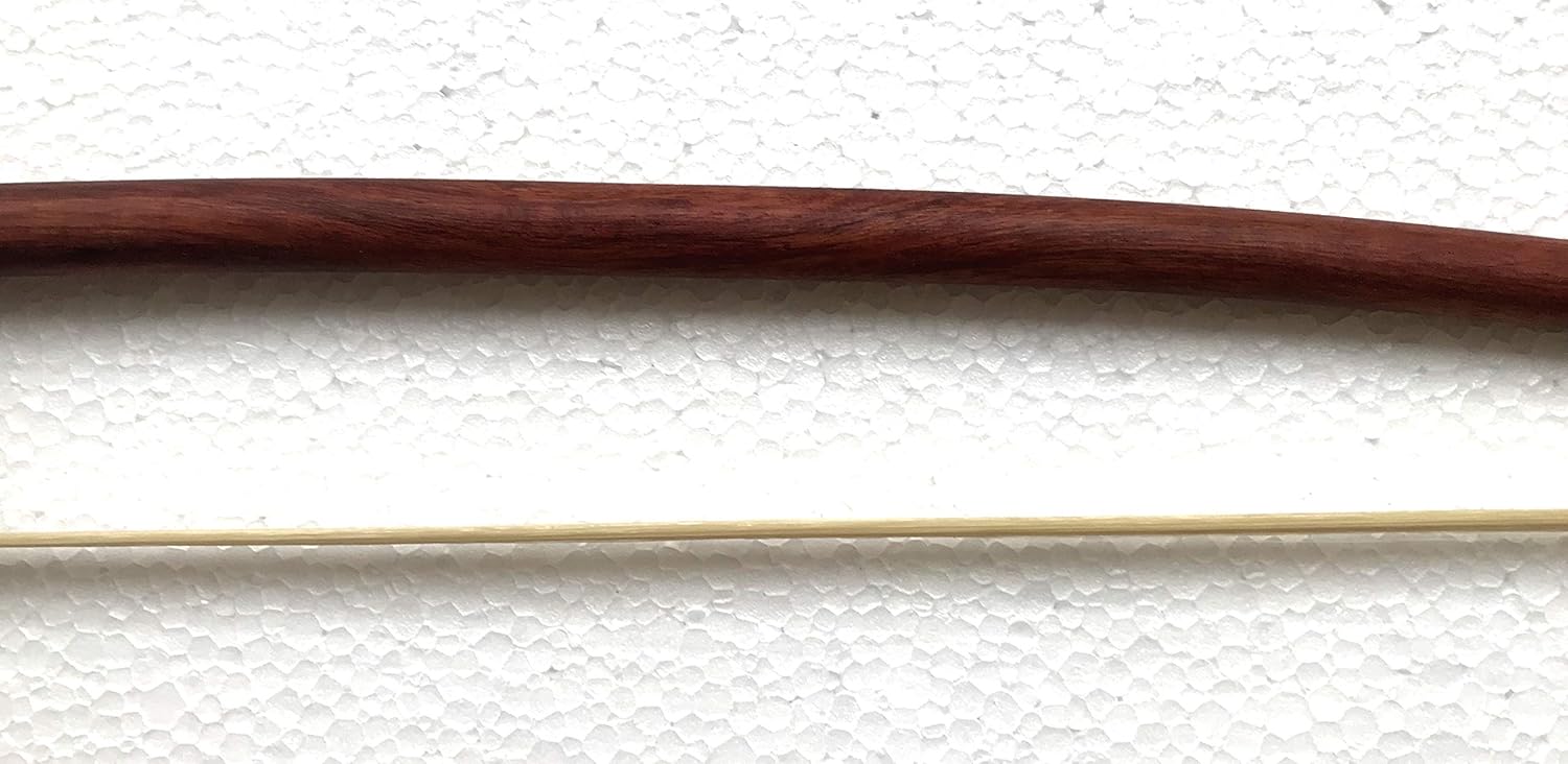 Horse Hair Bow for Sarangi Israj Dilruba Taus 26 Inch Mongolian natural White