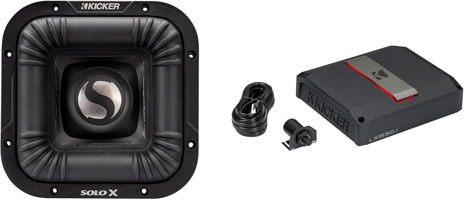 Kicker 49L7X81 - SoloX L7X 8-Inch & LX1650.1 Mono Amplifier