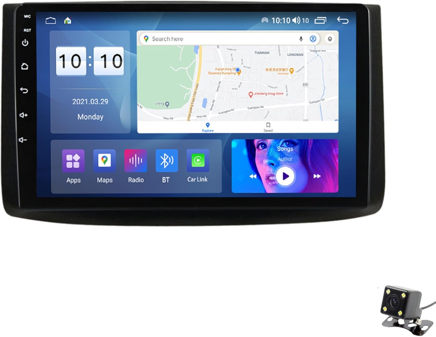 ADMLZQQ Double Din Car Stereo Multimedia with Bluetooth and 9