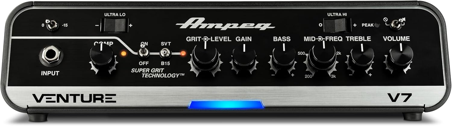 Ampeg Venture V7 Bass Guitar Head, 700 Watts