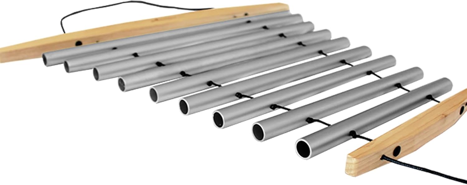 Handy Chime with Mallet for Relaxing Sound Bath Meditation Yoga Class Energy Refresh 9 Tone Swing Chime Sound Healing Instrument