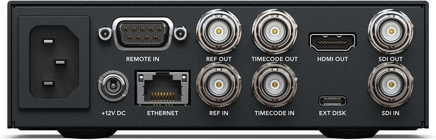 Blackmagic Design HyperDeck Studio HD Mini Studio-Recorder Black