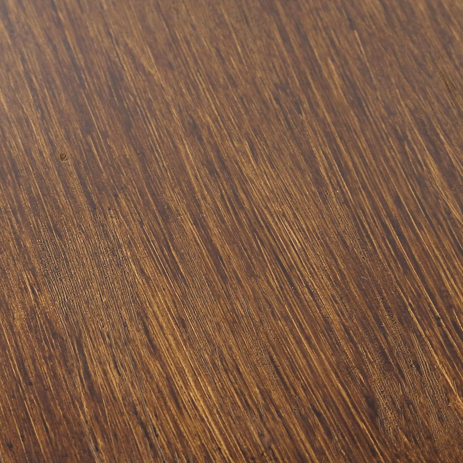 ivinta 5-Tier Bookcase with Storage, Wall Mount Pipe Bookshelf with Solid Wood for Living Room Bedroom Home Office BS505BRN (Rustic Brown)