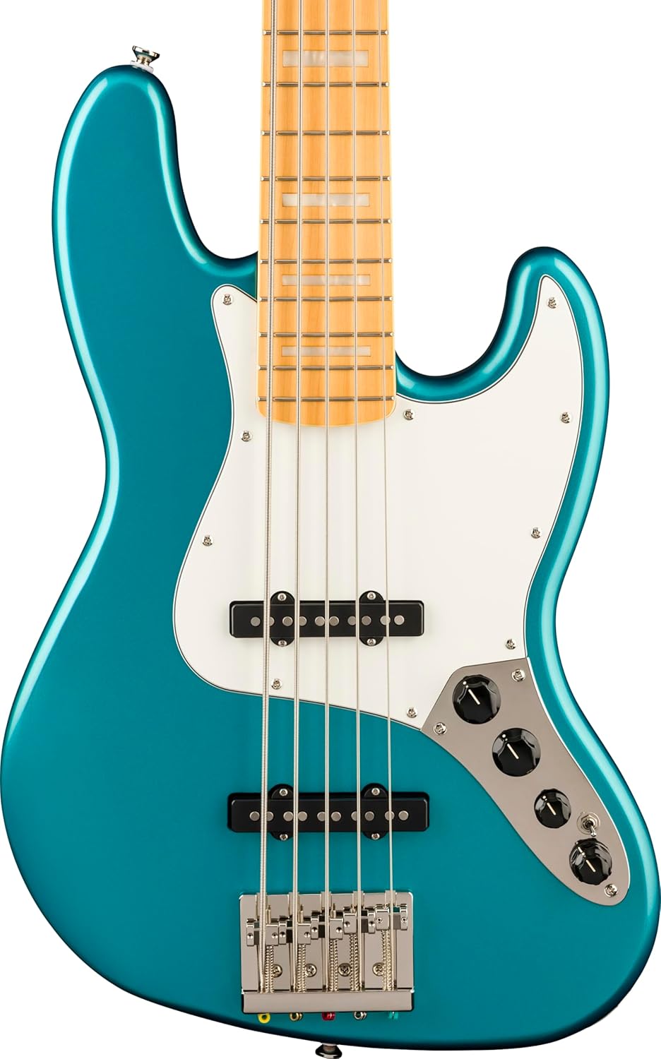 Classic Vibe Active '70s Jazz Bass, Maple Fingerboard, Parchment Pickguard, Ocean Turquoise
